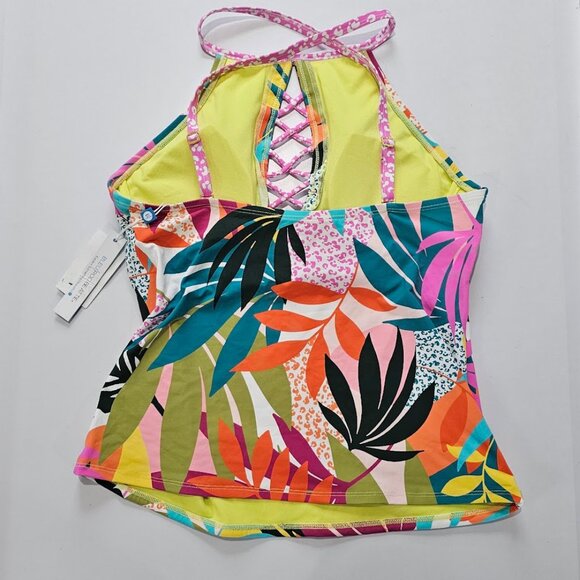 Bleu by Rod Beattie Wild at Heart High-Neck Tankini Top - Picture 6 of 8